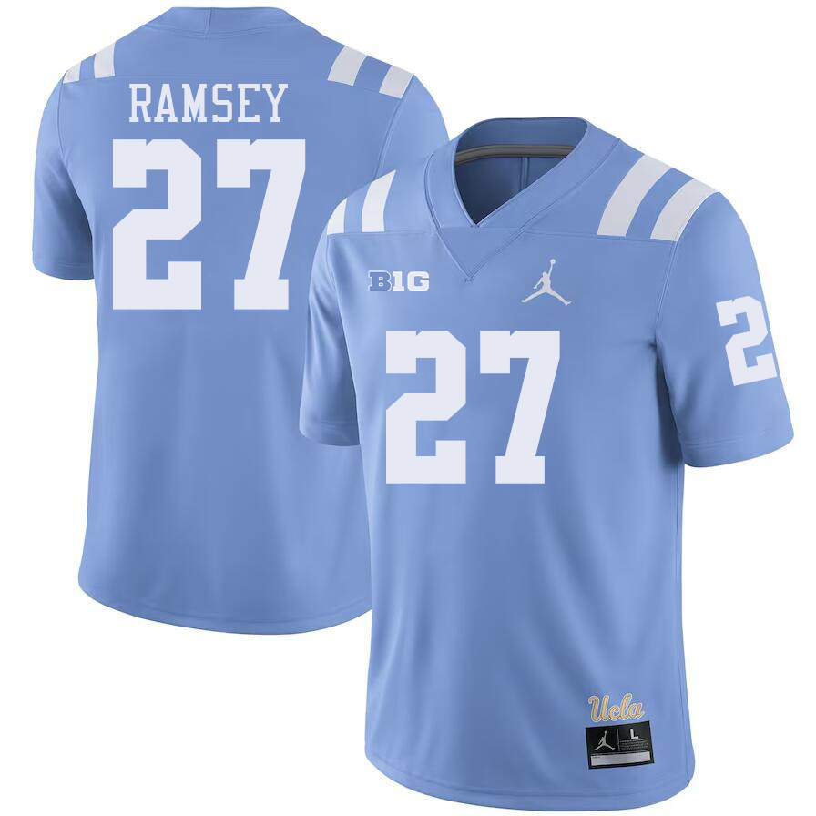 UCLA Bruins #27 Kamari Ramsey Big 10 Conference College Football Jerseys Stitched Sale-Power Blue